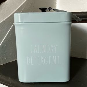 Rae Dunn LAUNDRY DETERGENT. Tin